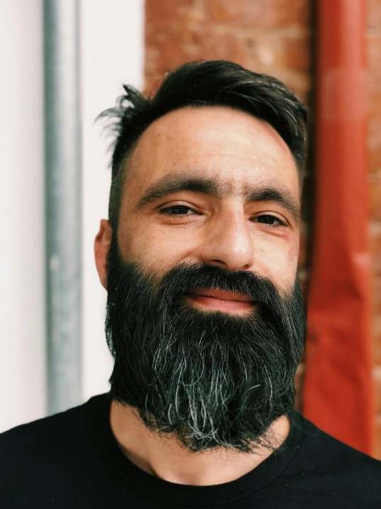 Designer face photo